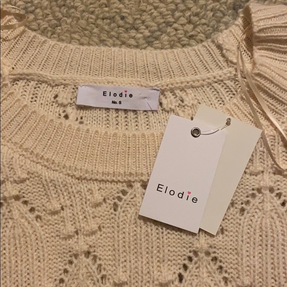 Elodie Cable Knit Pullover Sweater - Picture 3 of 4